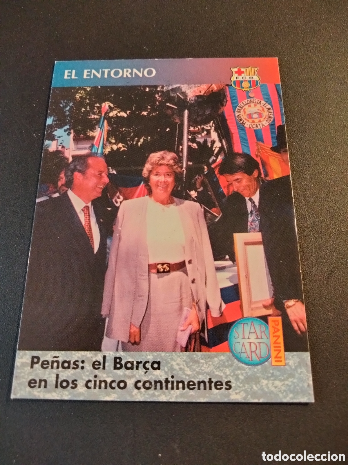 Sammeln alte Sammelbilder: EL ENTORNO # 121 PE&Ntilde;AS FC. BARCELONA 95-96 DEL DREAM TEAM A LA QUINTA DEL MINI 90/96 PANINI