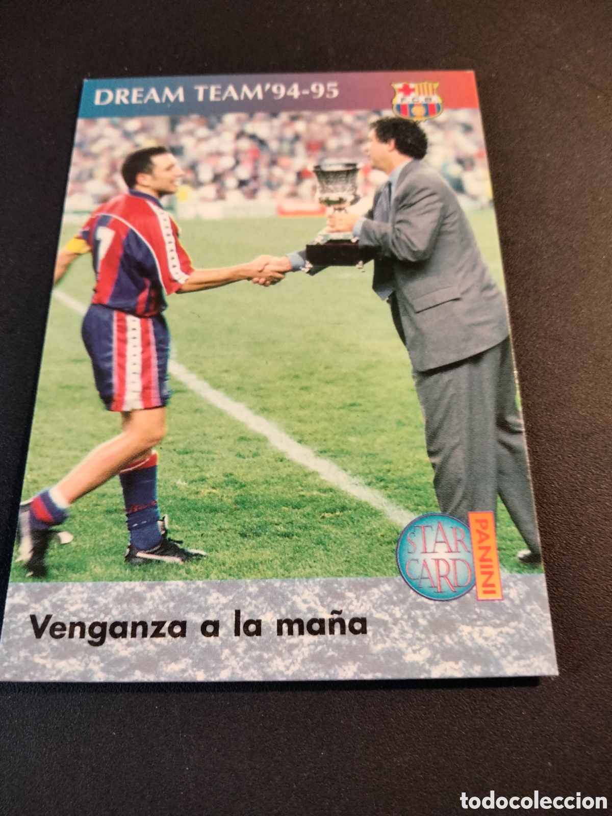 Colecionismo Cromos antigos: EUSEBIO # 108 VENGANZA A LA MA&Ntilde;A FC. BARCELONA 95-96 DEL DREAM TEAM A LA QUINTA DEL MINI