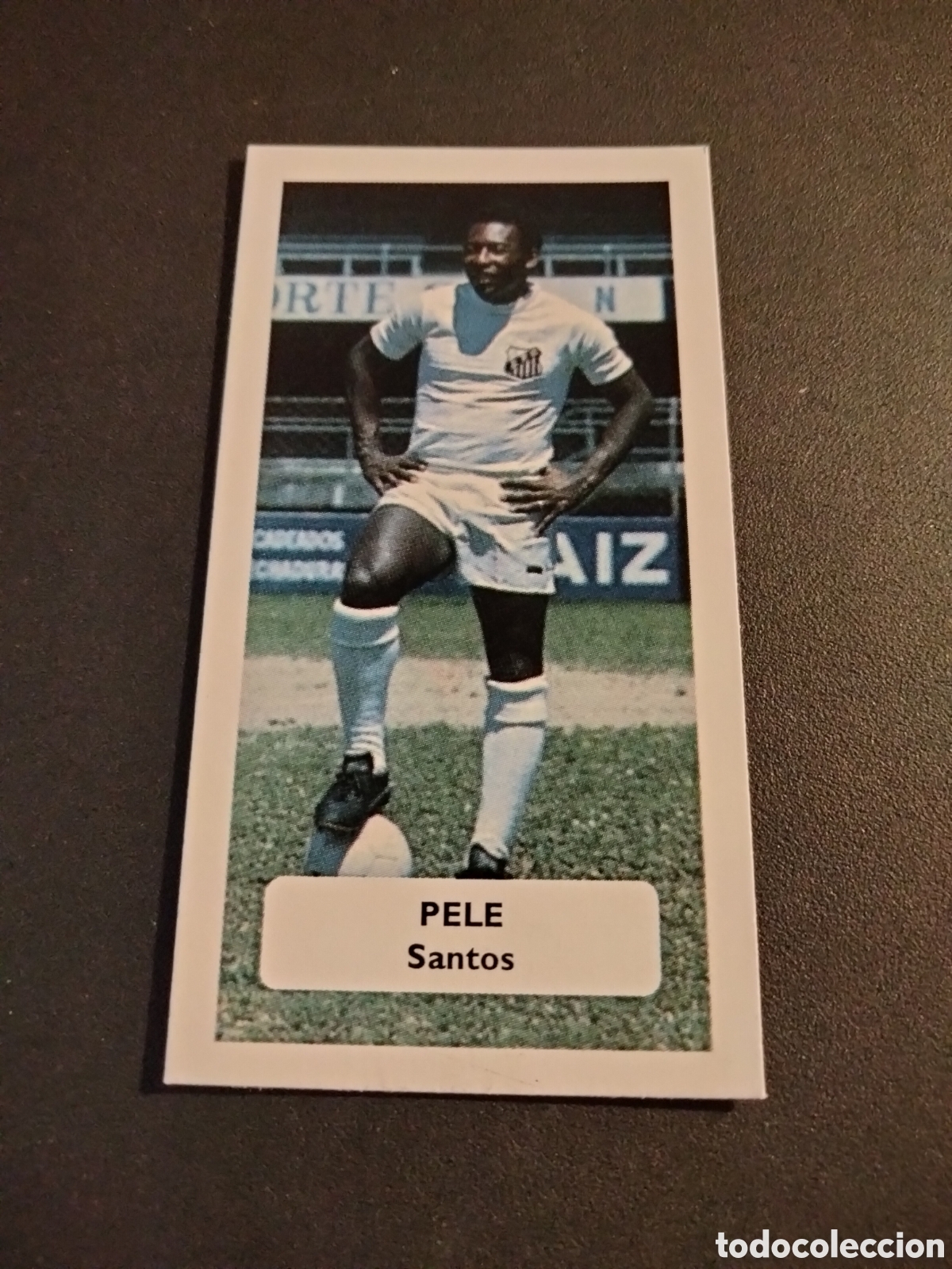 Sammeln alte Sammelbilder: PELE SANTOS SCORE SOCCER STARS FOOTBALL SCORE CARDS 2009 .
