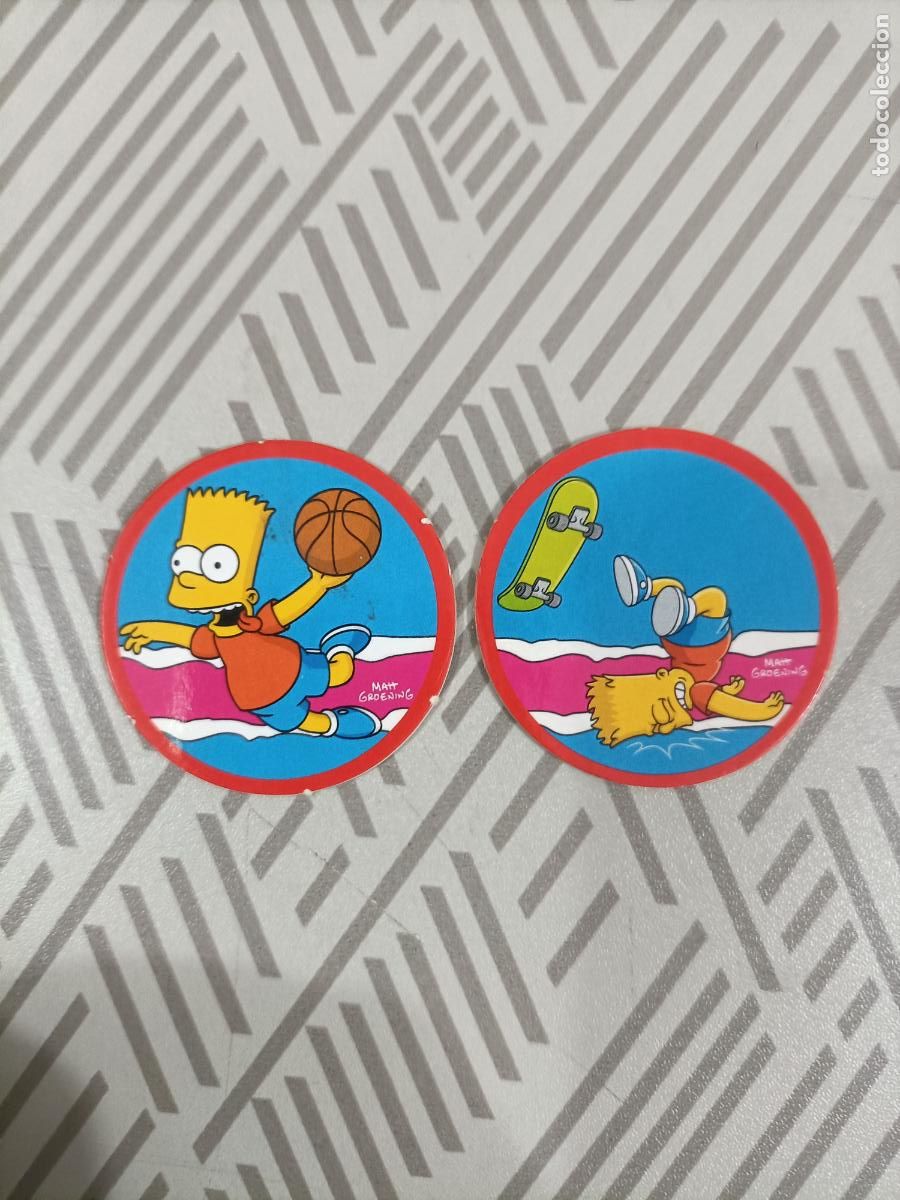 Coleccionismo cromos antiguos: Ficha coleccionable Jumpers. Simpsons - Foto 1