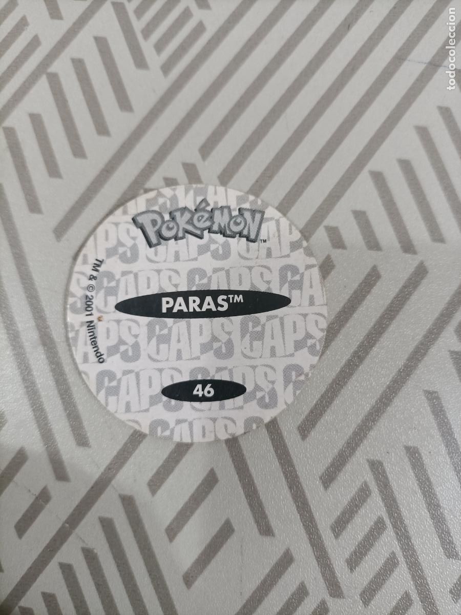 Coleccionismo cromos antiguos: Ficha coleccionable Pok&eacute;mon Paras - Foto 2