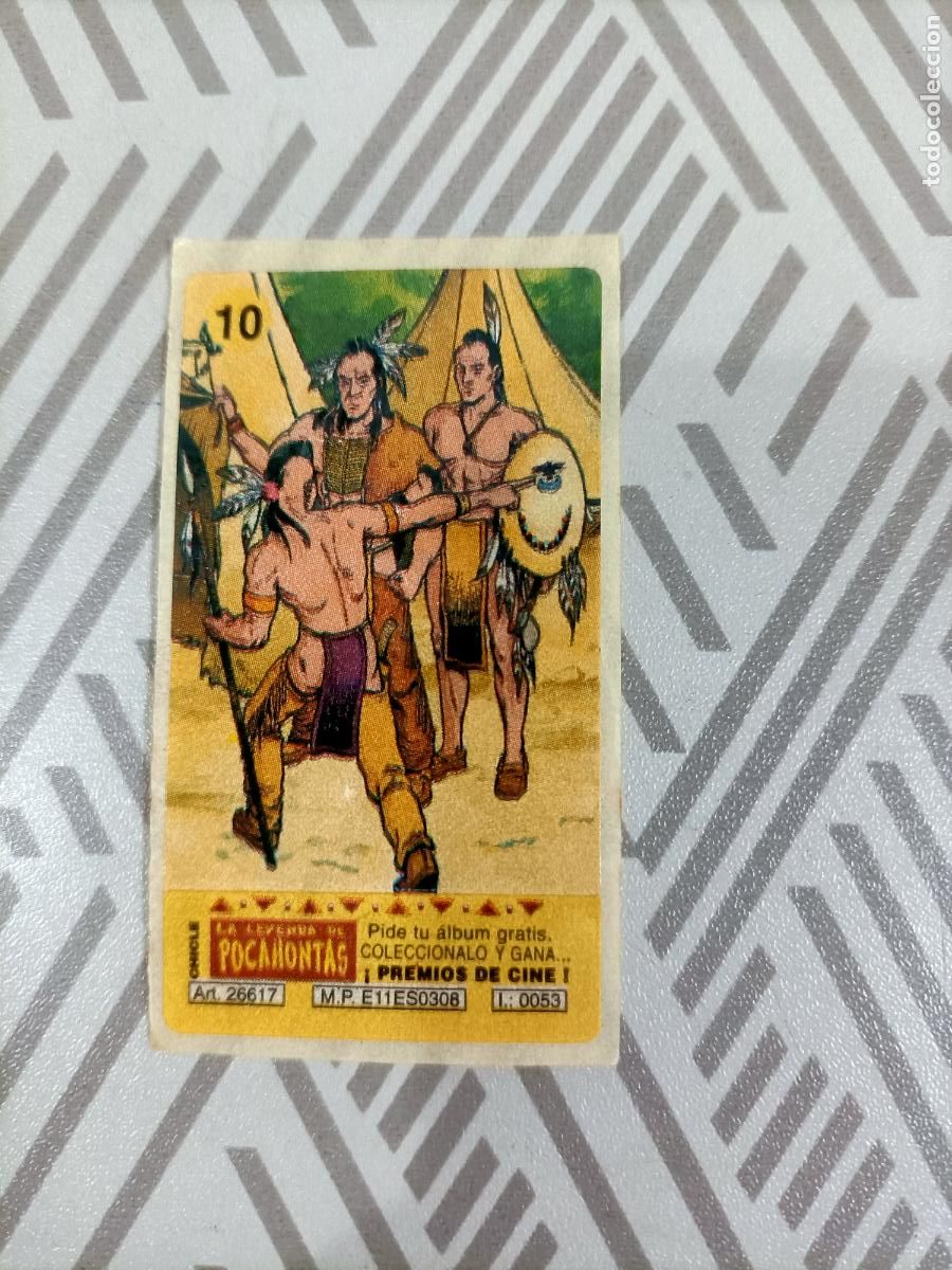 Coleccionismo cromos antiguos: Cromo antiguo de coleccionable pocahontas - Foto 1