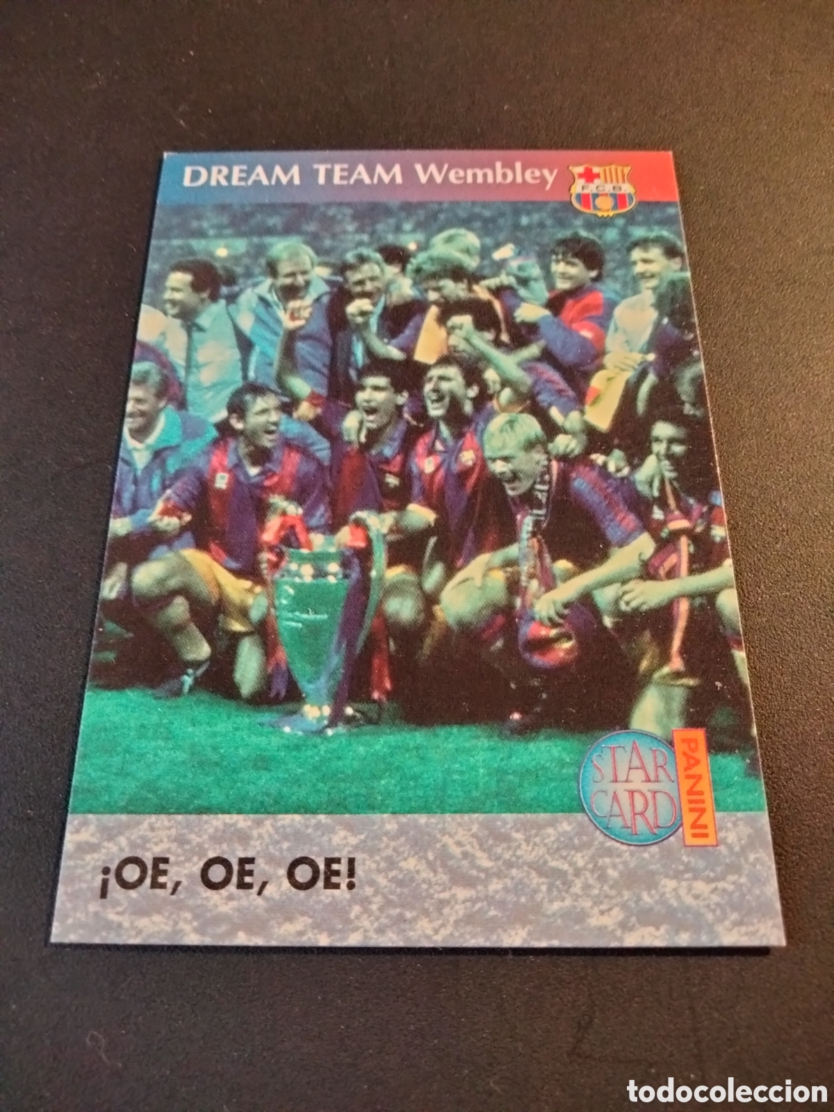 Colecionismo Cromos antigos: DREAM TEAM WEMBLEY # 97 !OE, OE, OE! F. C. BARCELONA. DREAM TEAM A LA QUINTA DEL MINI 95/96 PANINI