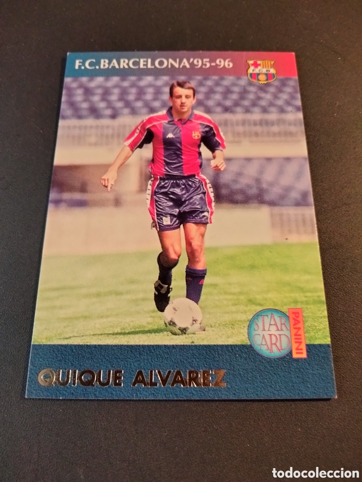 Sammeln alte Sammelbilder: QUIQUE ALVAREZ # 48 FC. BARCELONA 95-96 DEL DREAM TEAM A LA QUINTA DEL MINI 90/96 PANINI