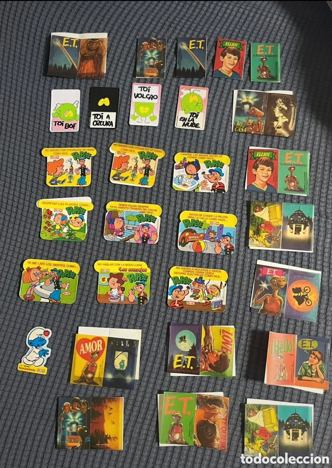 Coleccionismo Cromos antiguos: LOTE CROMOS VARIADOS PANRICO, BOLLYCAO, E.T, A&Ntilde;OS 80 DIF&Iacute;CILES DE ENCONTRAR