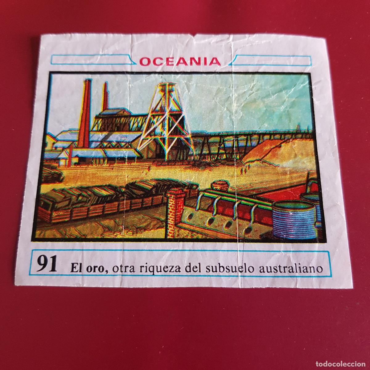 Coleccionismo cromos antiguos: DUNKIN - OCEANIA - UN CROMO - 91 - Foto 1
