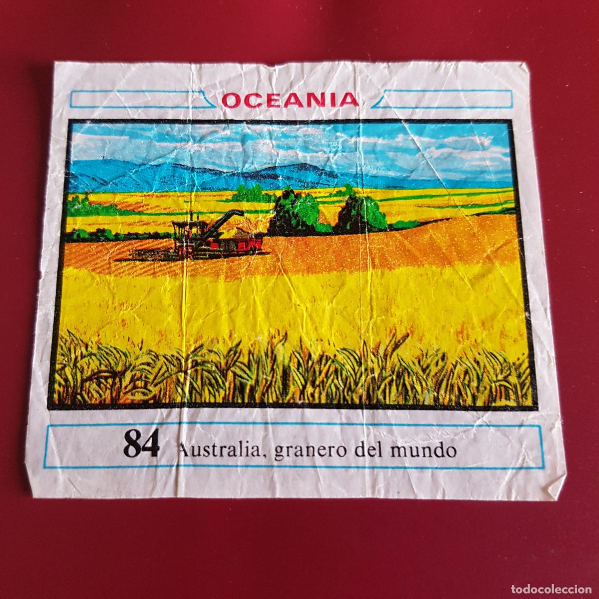 Coleccionismo cromos antiguos: DUNKIN - OCEANIA - UN CROMO - 84 - Foto 1