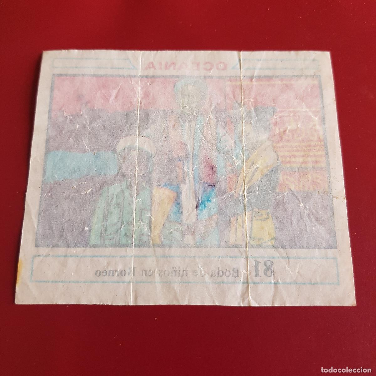 Coleccionismo cromos antiguos: DUNKIN - OCEANIA - UN CROMO - 81 - Foto 2