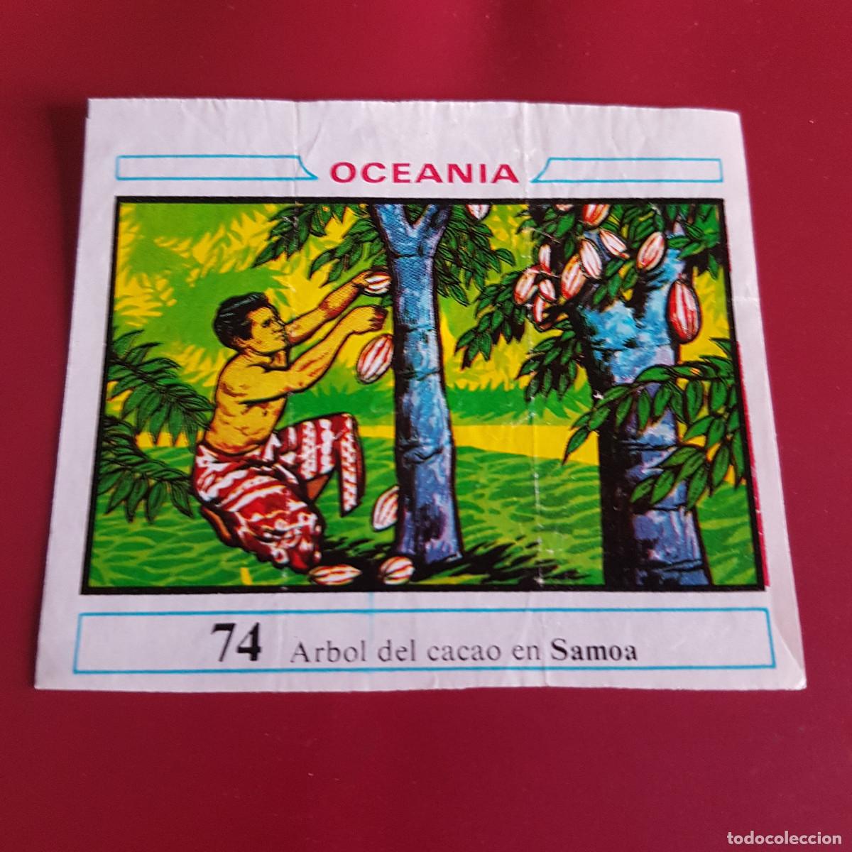 Coleccionismo cromos antiguos: DUNKIN - OCEANIA - UN CROMO - 74 - Foto 1