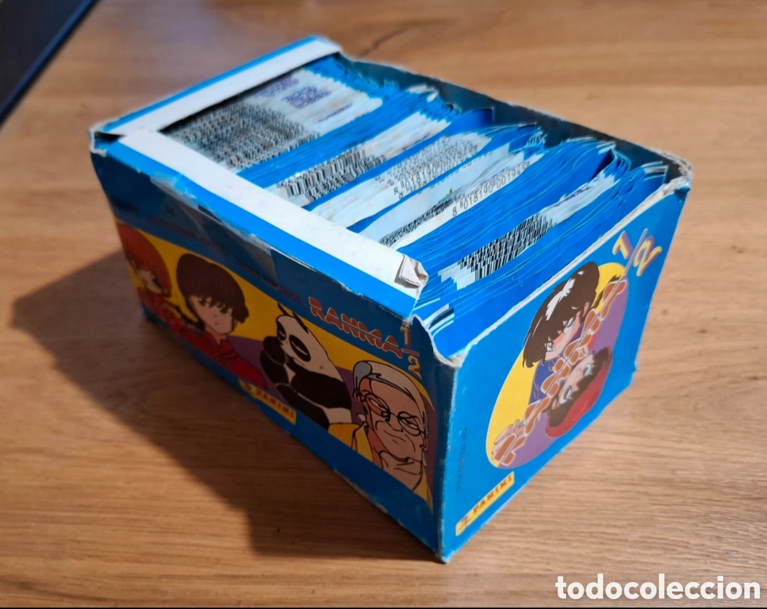 Coleccionismo cromos antiguos: 90 sobres de pegatinas Panini ranma 1/2 - Foto 2