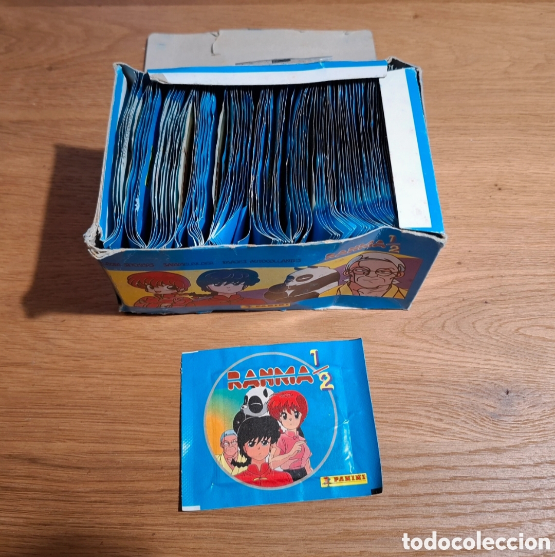 Coleccionismo cromos antiguos: 90 sobres de pegatinas Panini ranma 1/2 - Foto 1