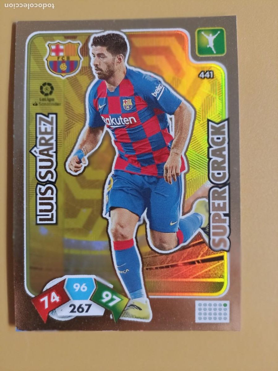 Coleccionismo cromos antiguos: luis suarez, 19 20 super crack - Foto 1