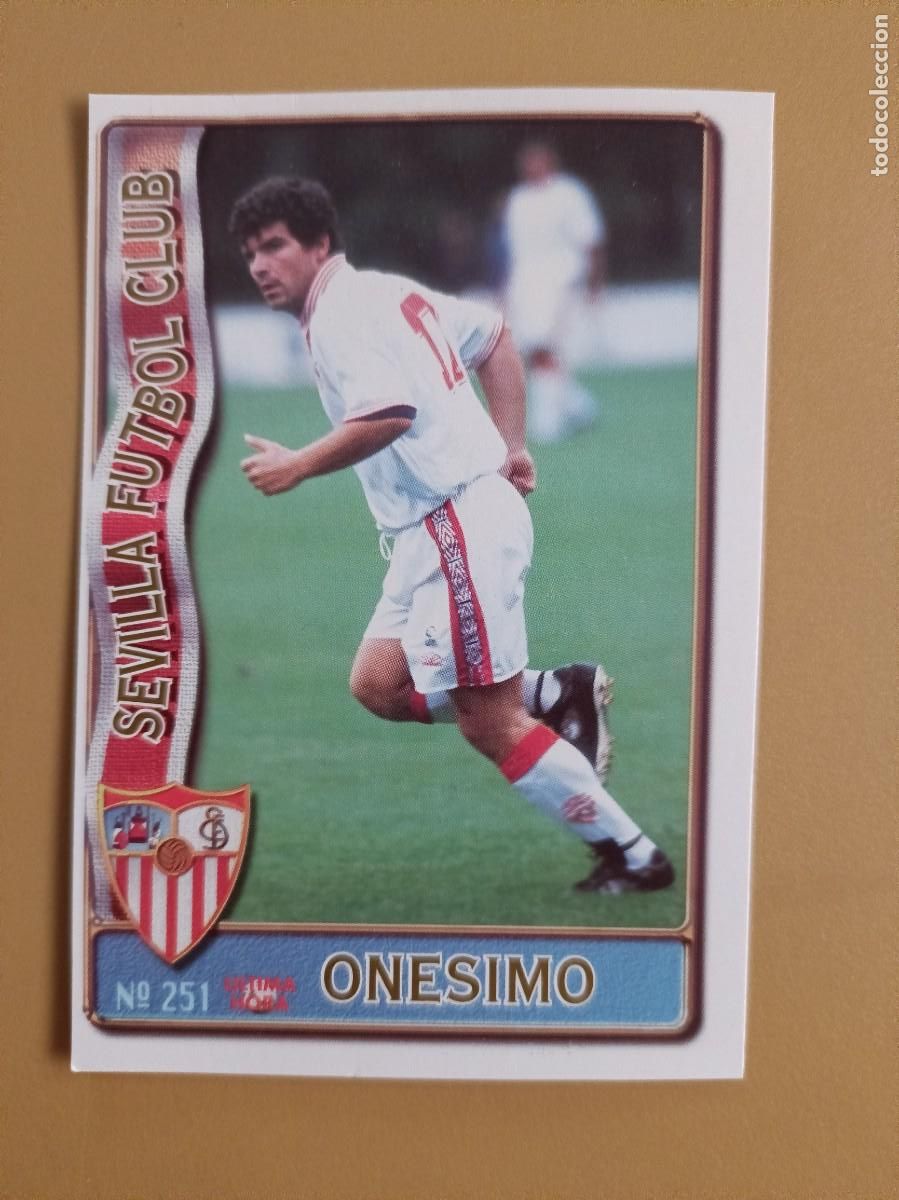 Collectionnisme Cartes &agrave; collectionner anciennes: onesimo, liga 96 97, ultima hora