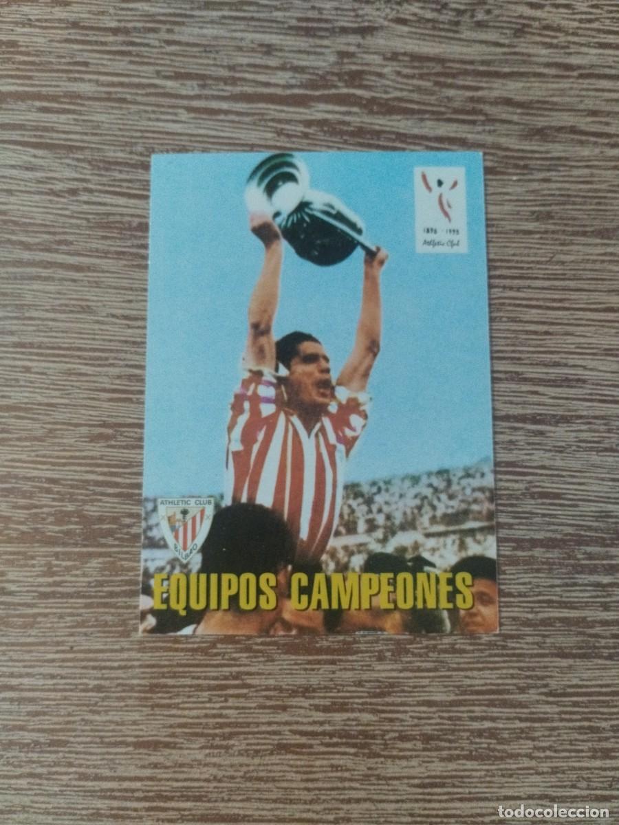 Coleccionismo cromos antiguos: N&ordm; 67 Equipos Campeones - Athletic Club 1898 1998 - Centenario - Panini