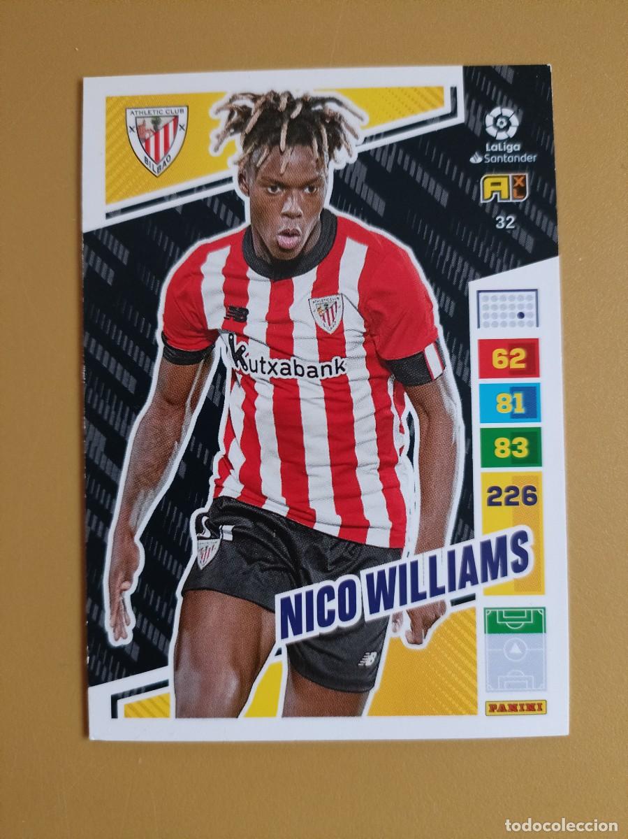 Coleccionismo cromos antiguos: nico williams, adrenalyn 22 23 - Foto 1