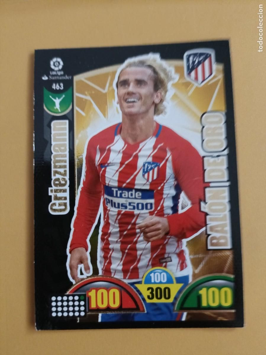 Coleccionismo cromos antiguos: griezmann 17 18 balon oro - Foto 1