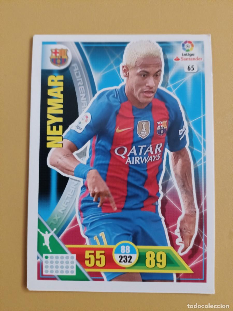 Coleccionismo cromos antiguos: neymar, adrenalyn 16 17 - Foto 1