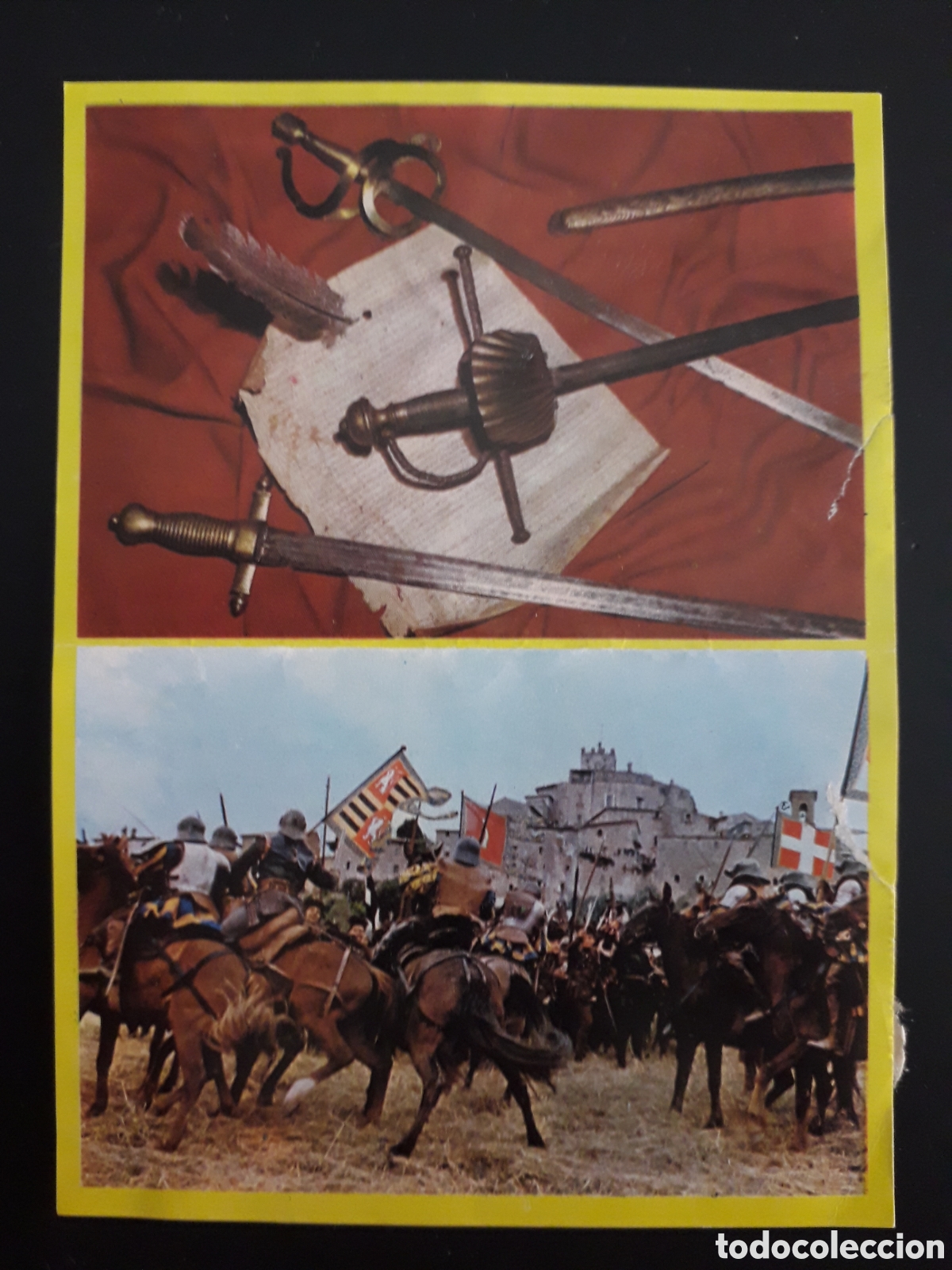 Coleccionismo cromos antiguos: ESPADAS Y BATALLA, HISTORIA DE LAS ARMAS, N&deg; 34 DOBLE ED ESTE 1971 DESPEGADO PEDIDO M&Iacute;NIMO 3&euro;