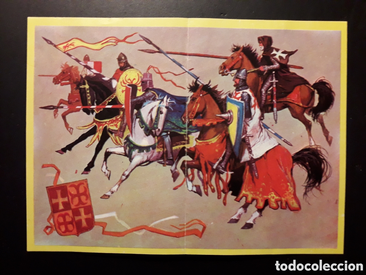 Coleccionismo cromos antiguos: &Oacute;RDENES DE CABALLER&Iacute;A, HISTORIA DE LAS ARMAS, N&deg; 53 DOBLE ED ESTE 1971 DESPEGADO PEDIDO M&Iacute;NIMO 3&euro;