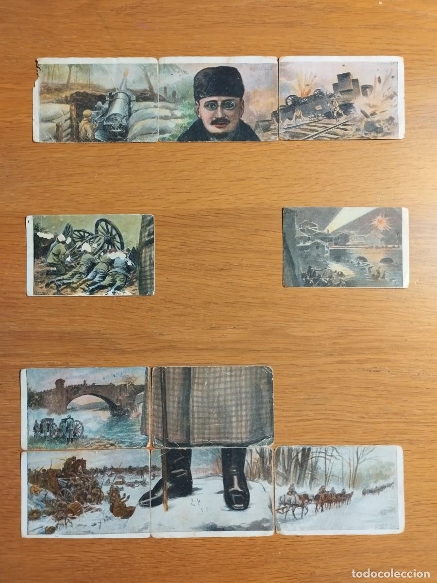 Coleccionismo cromos antiguos: Guerra Mundial - Rusia Roja (Trotsky) - Chocolates Jaime Boix (10 cromos de 18)