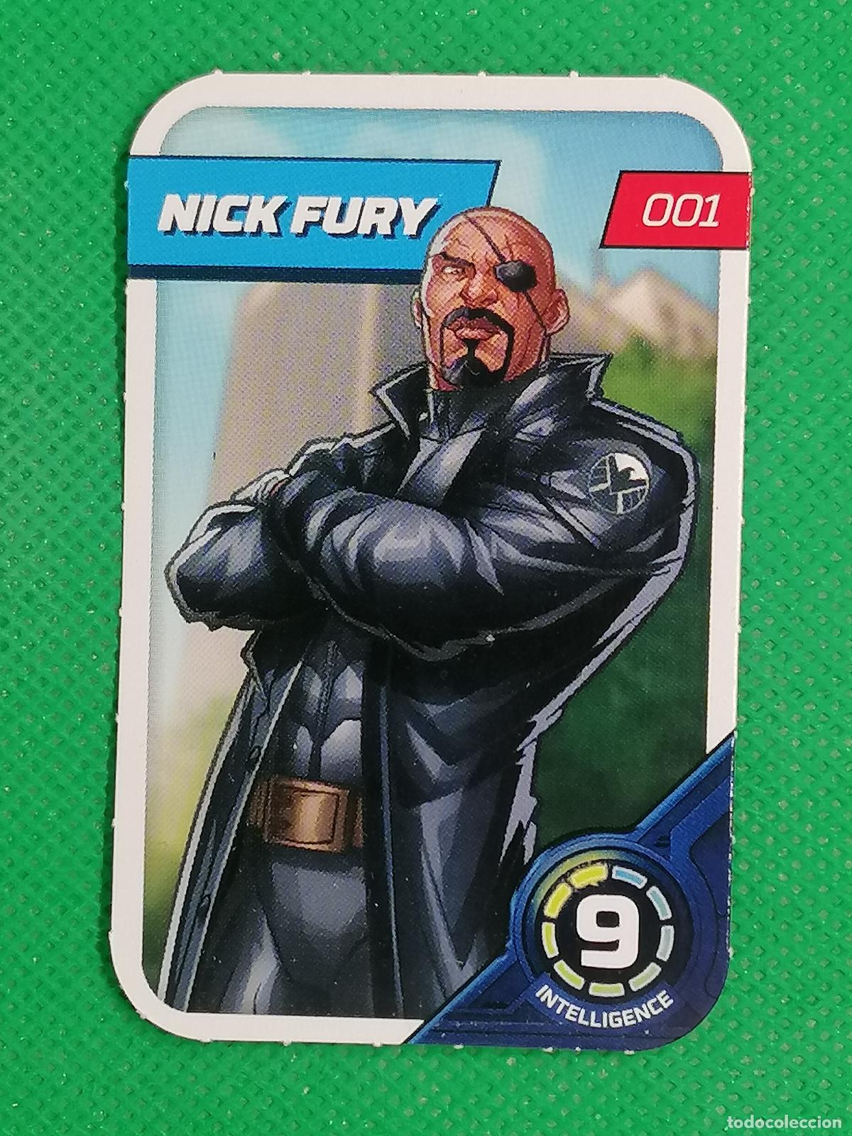 Coleccionismo cromos antiguos: 1 NICK FURY ⚽ 2023 MARVEL LECLERC ⚽ - Foto 1