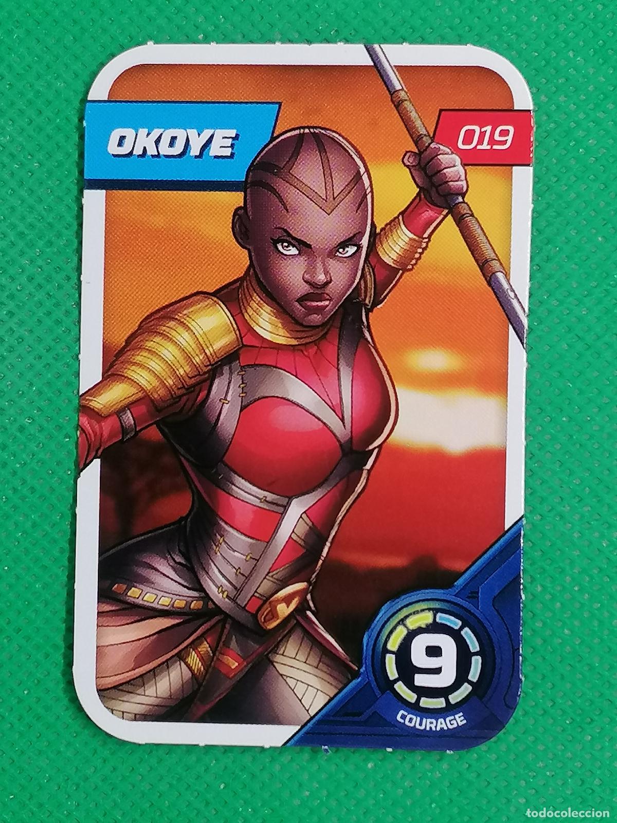 Coleccionismo cromos antiguos: 19 OKOYE ⚽ 2023 MARVEL LECLERC ⚽ - Foto 1