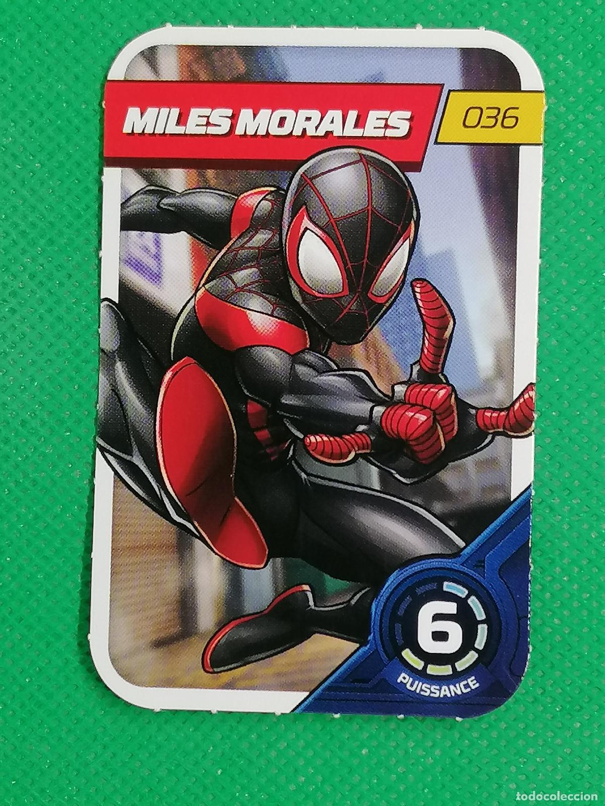 Coleccionismo cromos antiguos: 36 MILES MORALES ⚽ 2023 MARVEL LECLERC ⚽ - Foto 1
