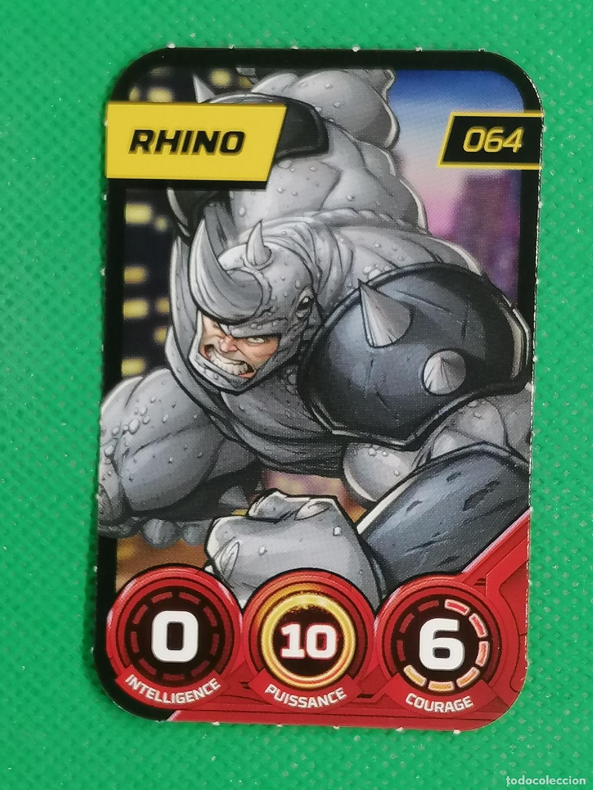 Coleccionismo cromos antiguos: 64 RHINO ⚽ 2023 MARVEL LECLERC ⚽ - Foto 1