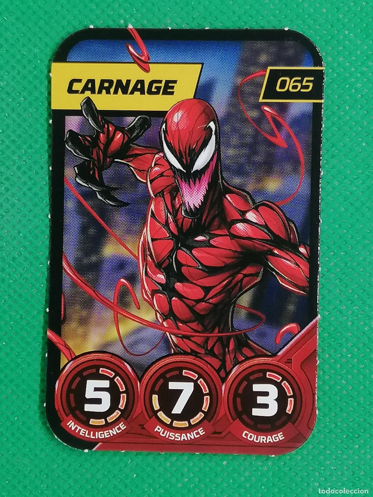 Coleccionismo cromos antiguos: 65 CARNAGE ⚽ 2023 MARVEL LECLERC ⚽ - Foto 1