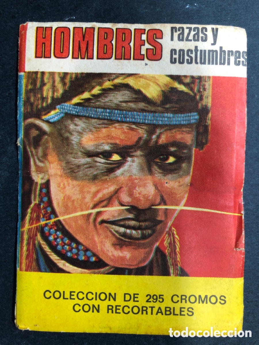 Colecionismo Cromos antigos: SOBRE SIN ABRIR ALBUM HOMBRES RAZAS Y COSTUMBRES EDITORIAL RUIZ ROMERO