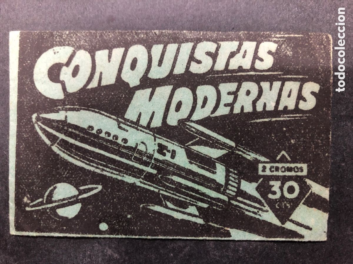 Colecionismo Cromos antigos: SOBRE SIN ABRIR ALBUM CONQUISTAS MODERNAS EDITORIAL CRISOL