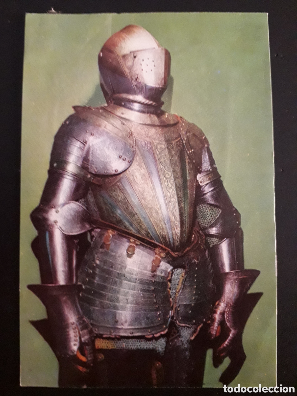Collectionnisme Cartes &agrave; collectionner anciennes: ARMADURA HISTORIA DE LAS ARMAS, N&deg; 77 ED ESTE 1971 DESPEGADO PEDIDO M&Iacute;NIMO 3&euro;