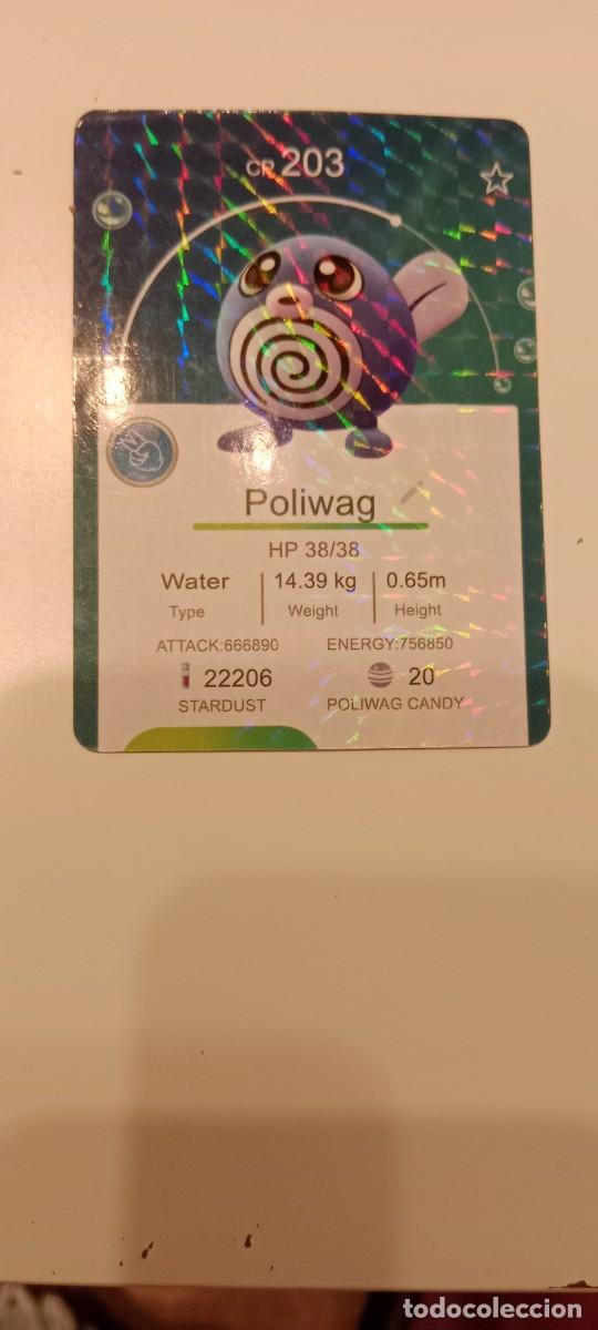 Sammeln alte Sammelbilder: C-CR CROMO FICHA POKEMON GO POLLWAG
