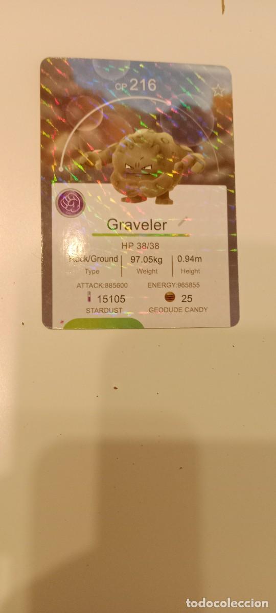 Collectionnisme Cartes &agrave; collectionner anciennes: C-CR CROMO FICHA POKEMON GO GRAVELER