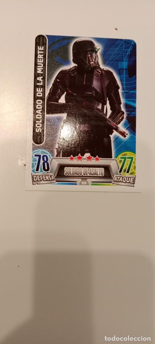 Collectionnisme Cartes &agrave; collectionner anciennes: C-CR CROMO FICHA TOPPS FORCE ATTAX STAR WARS SOLDADO DE LA MUERTE