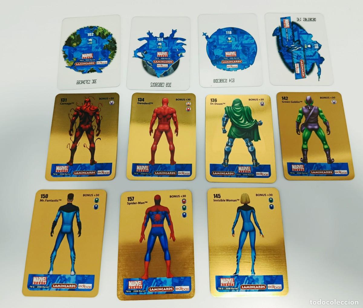 Coleccionismo cromos antiguos: Marvel H&eacute;roes Lamincards--Editorial Edibas-- - Foto 2