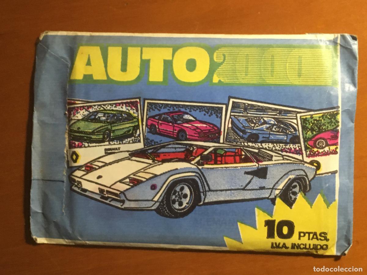 Coleccionismo cromos antiguos: auto 2000 sobre cromos sin abrir cerrado - Foto 1