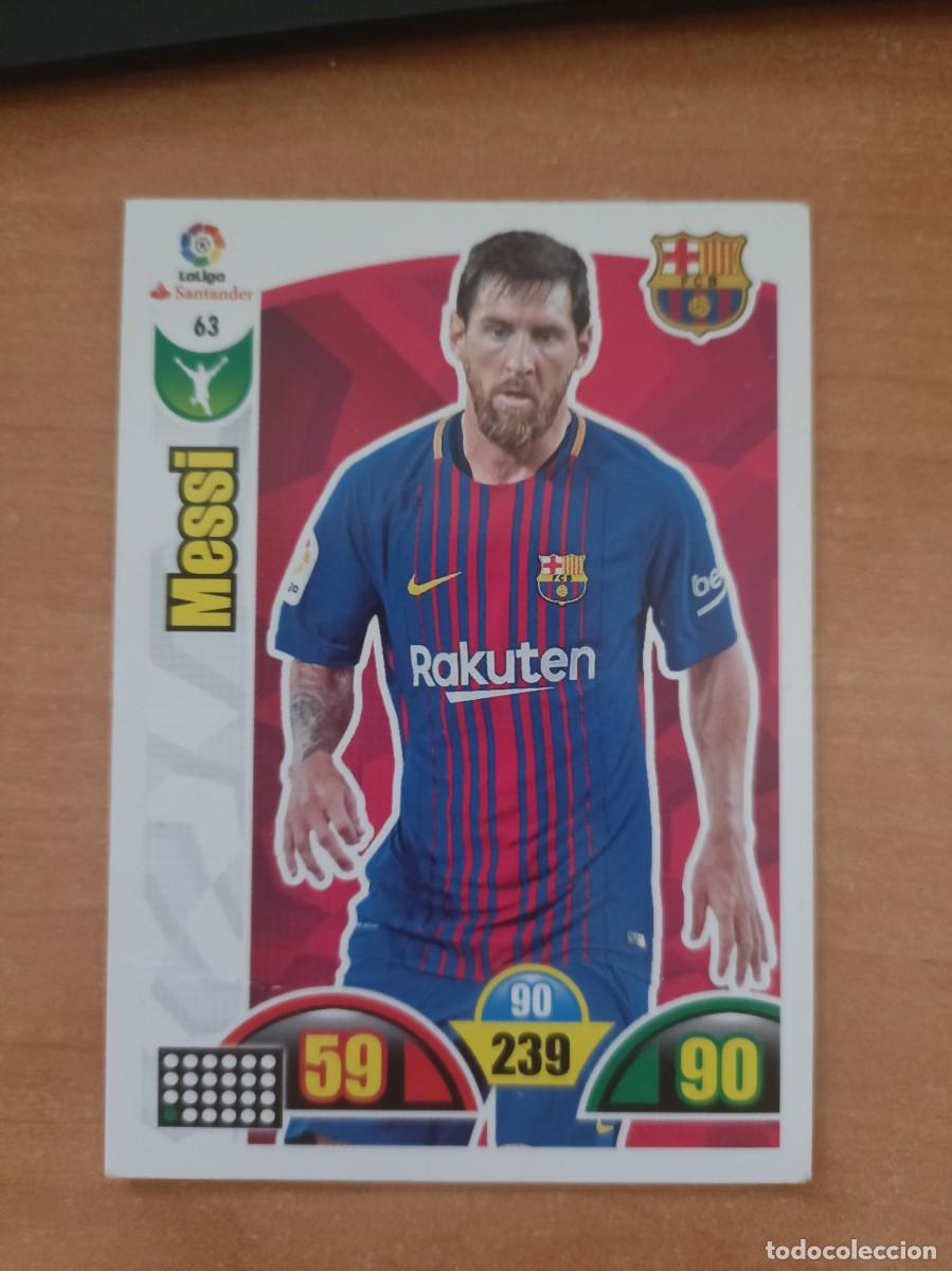 Coleccionismo cromos antiguos: messi adrenalyn 17 18 - Foto 1