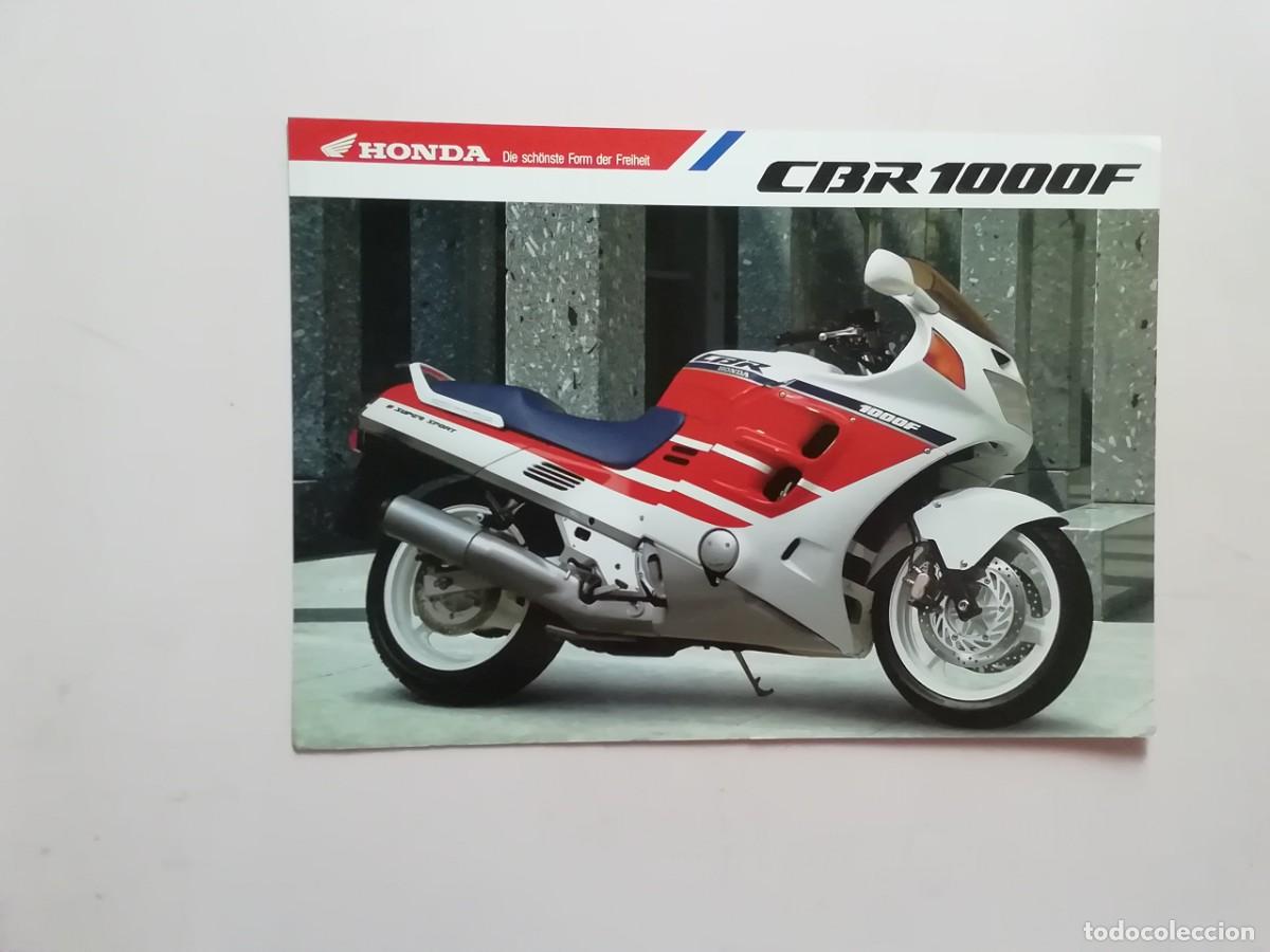 Coleccionismo cromos antiguos: CATALOGO MOTO CBR 1000F - Foto 1