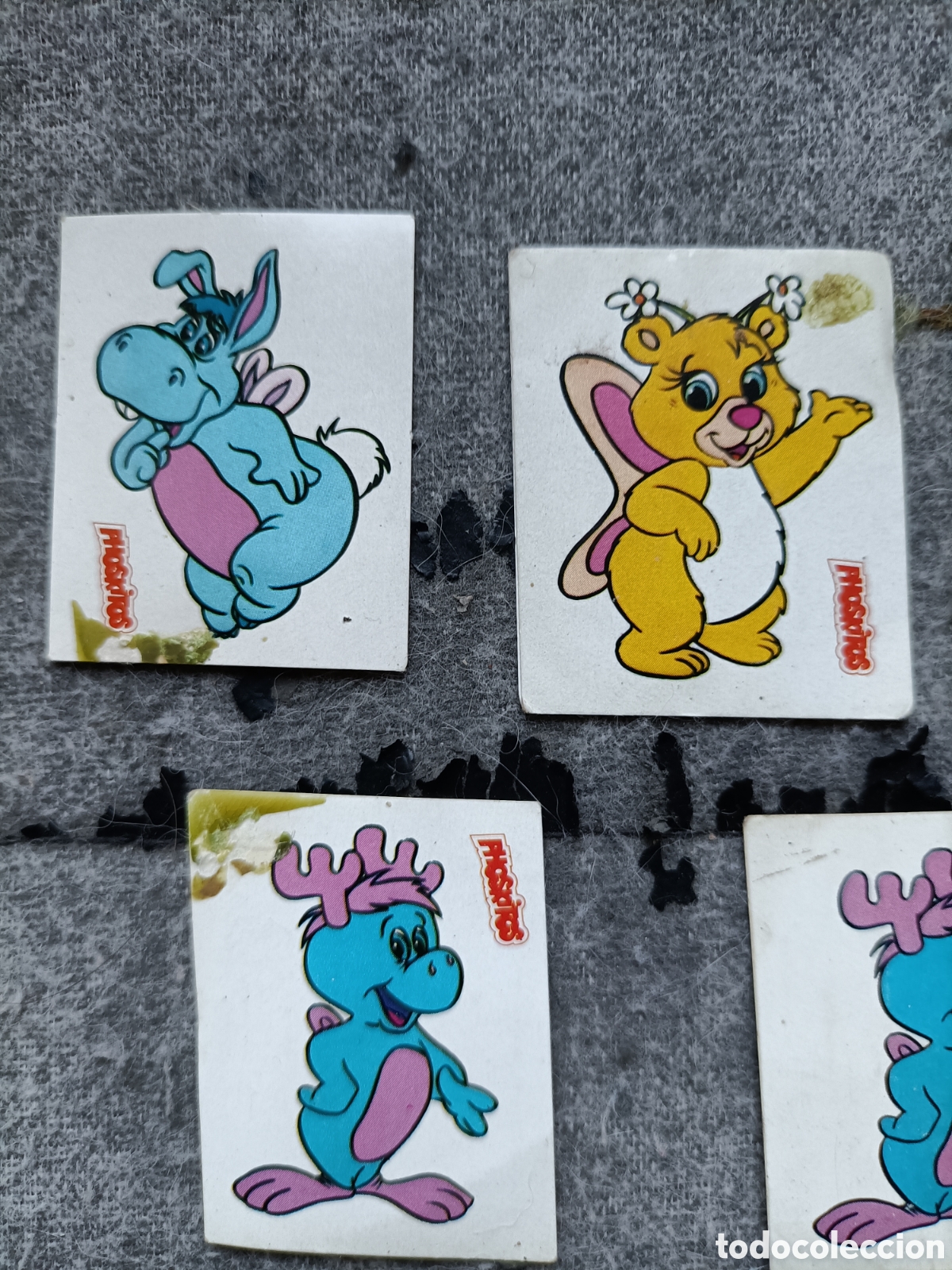 Coleccionismo cromos antiguos: 5 cromos Wuzzles de Phoskitos - Foto 2