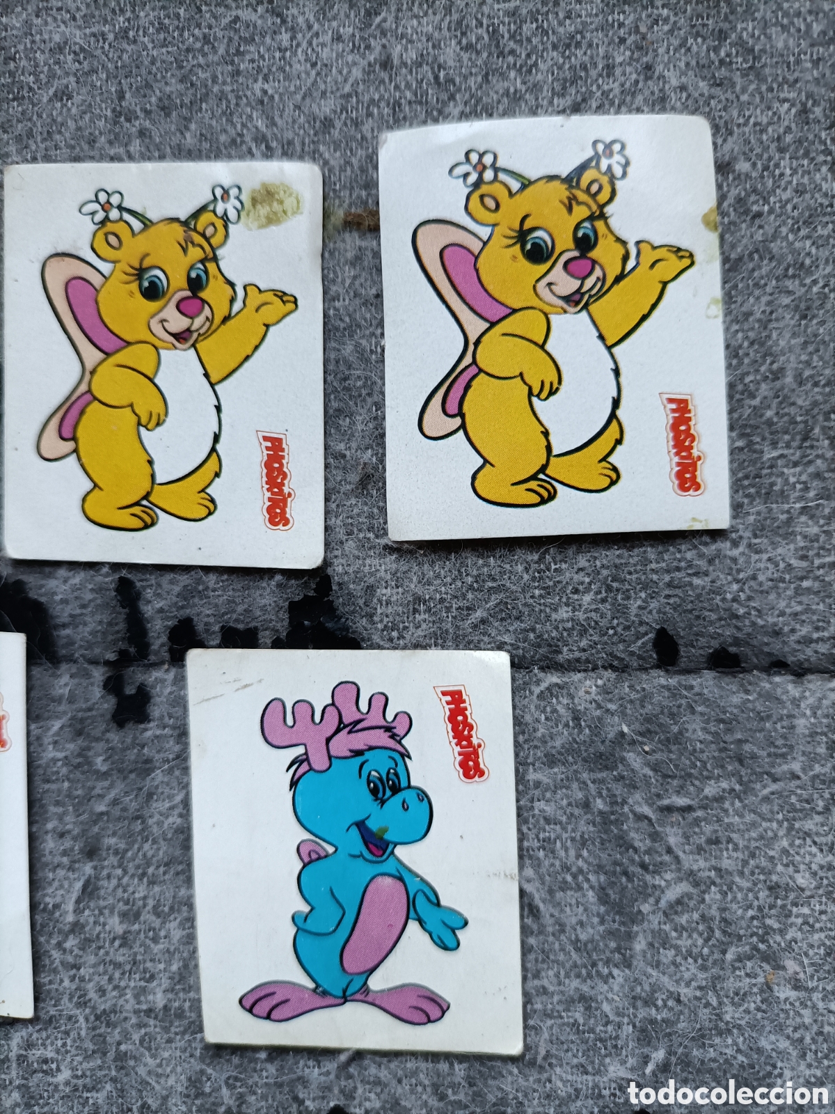 Coleccionismo cromos antiguos: 5 cromos Wuzzles de Phoskitos - Foto 3