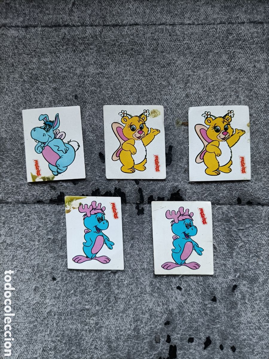 Coleccionismo cromos antiguos: 5 cromos Wuzzles de Phoskitos - Foto 1