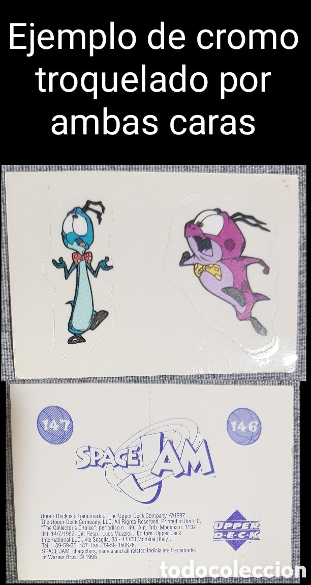 Coleccionismo cromos antiguos: LOTE 275 CROMOS SPACE JAM UPPER DECK - Foto 3