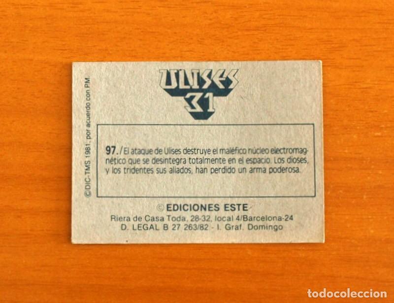 Coleccionismo cromos antiguos: Ulises 31 - Cromo N&ordm; 97 - Ediciones Este A&ntilde;o 1981 - Foto 2
