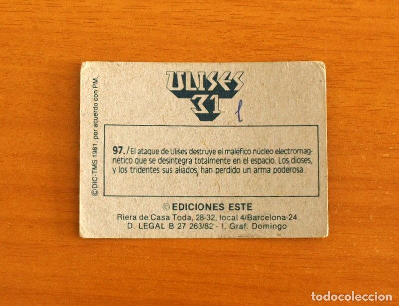 Coleccionismo cromos antiguos: Ulises 31 - Cromo N&ordm; 97 - Ediciones Este A&ntilde;o 1981 - Foto 2