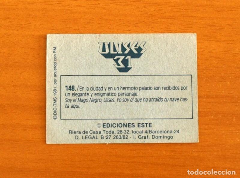 Coleccionismo cromos antiguos: Ulises 31 - Cromo N&ordm; 148 - Ediciones Este A&ntilde;o 1981 - Foto 2