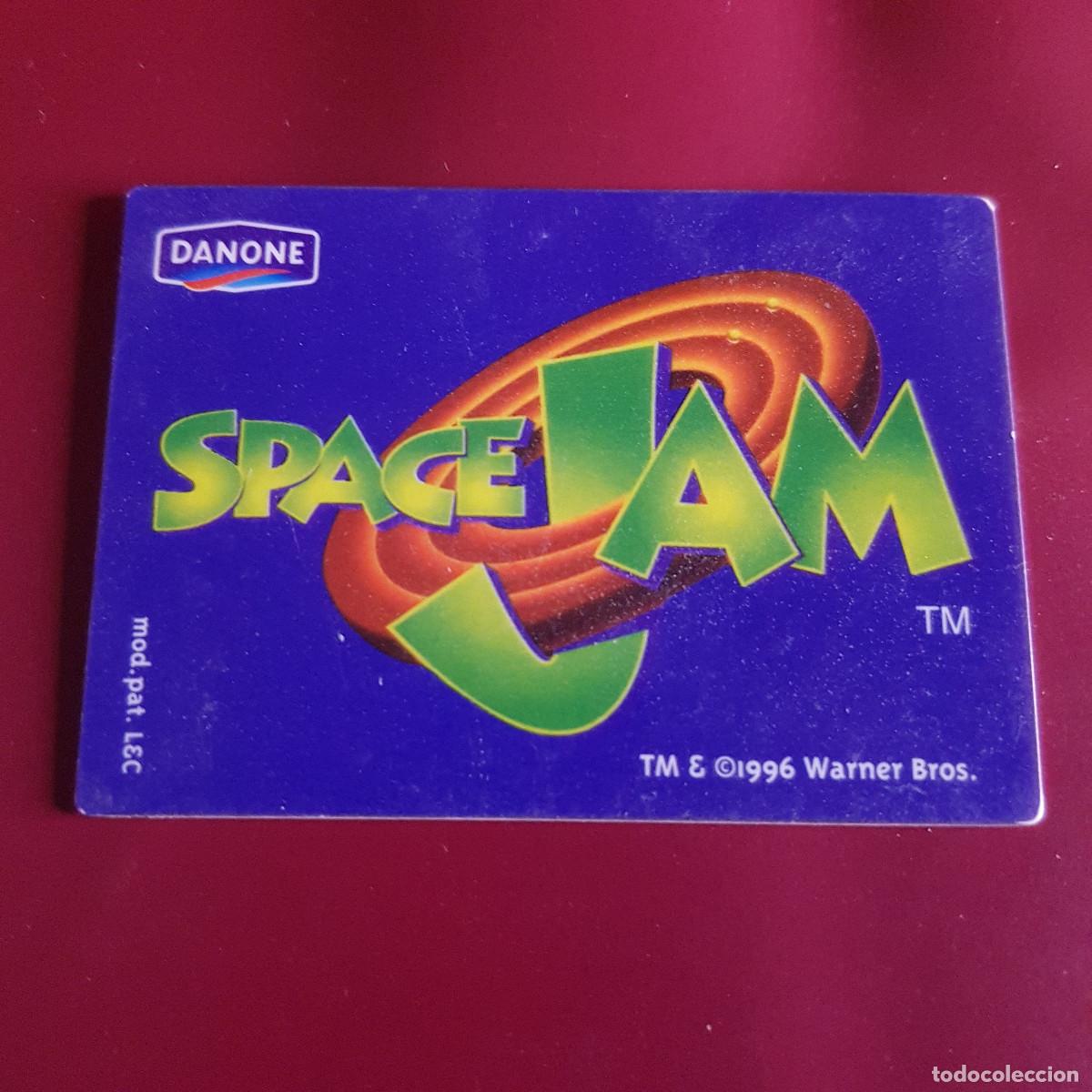 Coleccionismo cromos antiguos: DANONE - WARNER BROSS - SPACE JAM - 1996 - 19 BLANKO - Foto 2