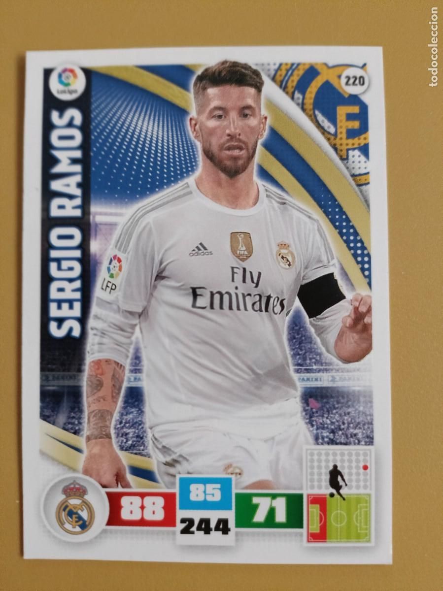 Coleccionismo cromos antiguos: sergio ramos adrenalyn 15 16 - Foto 1
