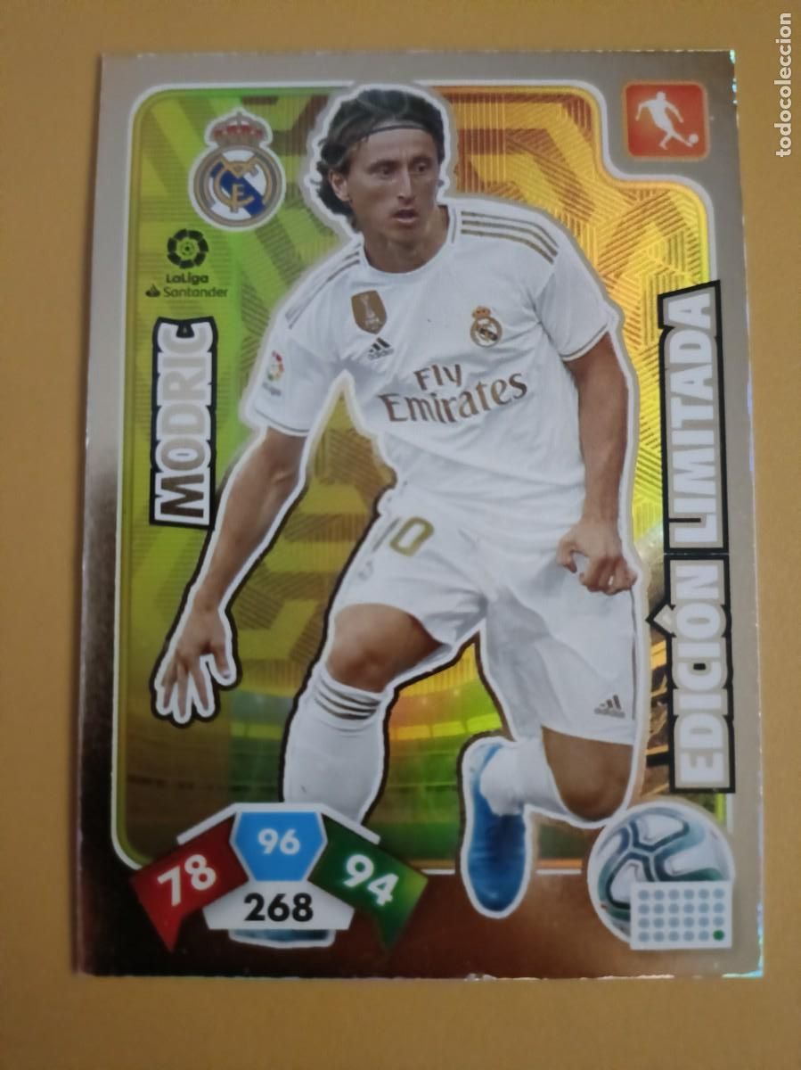 Coleccionismo cromos antiguos: modric adrenalyn 19 20 edicion limitada - Foto 1