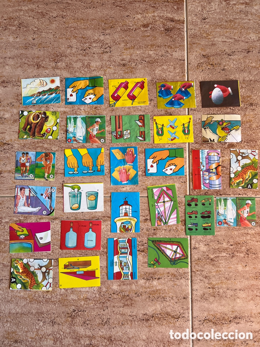 Coleccionismo cromos antiguos: 28 Cromos Bimbo El Libro de los Juegos - Foto 1